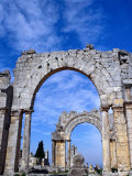 Arches of Qala'At Samaan  Ruined Basilica Built Around Pillar of St Simeon  Halab  Syria