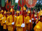 Palace Guards at Chat Preah Nengkal (Royal Ploughing Ceremony)  Phnom Penh  Cambodia