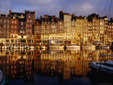 Morning Reflections of Vieux Bassin  Honfleur  Basse-Normandy  France