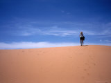 Walking on the Dunes  Coral Pink Sand Dunes State Park  Utah  USA