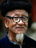 Portrait of Man  Looking at Camera  Yangshuo  China