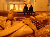 Tomb of Mary Queen of Scots in Museum of Scotland  Edinburgh  United Kingdom