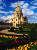 Dome Church and Landscaped Garden  Paris  France