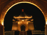 Chiang Kai Shek Memorial at Night  Taipei  Taiwan