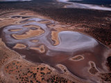 An Aerial View of Lake Gairdner National Park - Gawler Ranges  South Australia