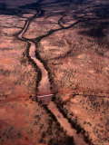 The Great Northern Highway Crossing Over Fortescue River  Karijini National Park  Australia