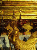 Gold Statue at Wat Phra Kaew  Bangkok  Thailand