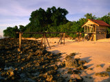 Old Boat Shed on Pulau Selingan  Turtle Islands National Park  Sabah  Malaysia