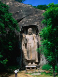 Buddah Statue at Ancient Jungle Cave Monastery  Sasseruwa  Sri Lanka