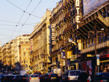 Traffic on La Canebiere  Marseille  France