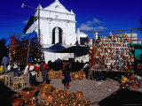 Capilla Del Calvario Church in Main Square  Chichicastenango  Guatemala