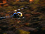 Helicopter at Glen Helen Gorge West Macdonnell National Park  Northern Territory  Australia