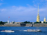 Neva from Troisky Bridge  St Petersburg  Russia