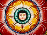 Detail of Painting in Sri Srinivasa Perumal Temple  Little India  Singapore