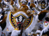 Costumed Group at Ati-Atihan Festival  Kalibo  Panay Island  Aklan  Philippines