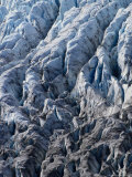 Overhead of Crevasses on Surface of Exit Glacier  Kenai Fjords National Park  USA