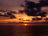 Sunset Over Ocean  Cartagena  Colombia