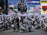 Costumed Group at the Ati-Atihan Festival  Kalibo  Aklan  Philippines