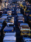 Traffic along Session Road  Benguet  Baguio in Central Cordillera  Ifugao  Philippines
