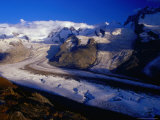 Gorner Glacier and Monte Rosa Massif  Valais  Switzerland