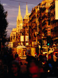 Late Afternoon in Canebiere  Main Thoroughfare  Marseille  France