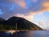 Yachts Moored South of Rouseau  West Coast  Roseau  Dominica
