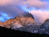 Dawn Light on Peaks Above Sesto Valley  Dolomiti Di Sesto Natural Park  Trentino-Alto-Adige  Italy