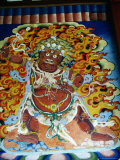 Detail of Wall Painting  Bhutan