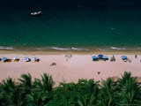 Sunbathers on Beach  Nha Trang  Vietnam