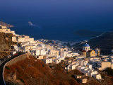 Town Above Livadi Harbour  Hora  Greece