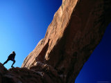 Climbing Arch  Arches National Park  USA