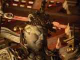 Detail of Statue in Todai-Ji Temple's Daibutsu-Den Hall  Nara  Japan