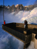 Rhinefall (Rhine Waterfall) in Laufen  Switzerland