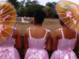 Bridesmaids at Wedding  Angkor Wat  Angkor  Cambodia