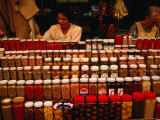 Pickled Food in Jars  for Sale in Market  Naha  Japan