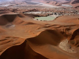 Huge Sand Dunes in Namib-Naukluft Desert Park  Sossusvlei  Namibia