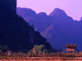 West Bank of Nam Song River  Vang Vieng  Laos