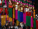 Decorations Hanging in Market Stall  Japan
