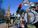 Fans and Souvenirs for Sale  Sevilla  Andalucia  Spain