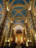 Interior of St Lorenzo Cathedral  Alba  Italy