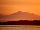 Sunset from Ferry  Vancouver  Canada