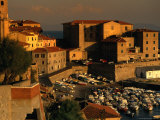 Old Section of Town on Waterfront  Piombino  Italy