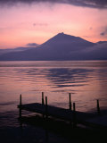 Mt Eniwa and Lake Shikotsu-Ko at Sunset  Shikotsu-Toya National Park  Japan