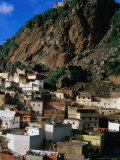 Buildings with Rocky Outcrop Behind  Moulay Idriss  Morocco