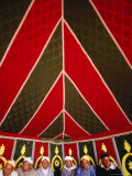 Family of Men Beneath Tent  Meknes  Morocco