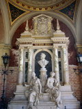 Marble Mausoleum in the Arcades at Zentralfriedhof (Central Cemetery)  Vienna  Austria