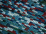 Aerial of New Cars Parked in Storage at the Melbourne Docks  Melbourne  Australia