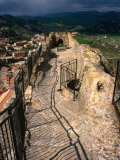 Ridge of Upper Defence at Castle  Sperlinga  Italy