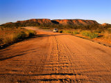 The Sealed Ross Highway Near the Historic Settlement of Arltunga  Northern Territory  Australia