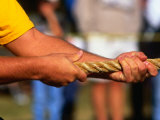 Tug of War in Olympic Park  Calgary  Canada